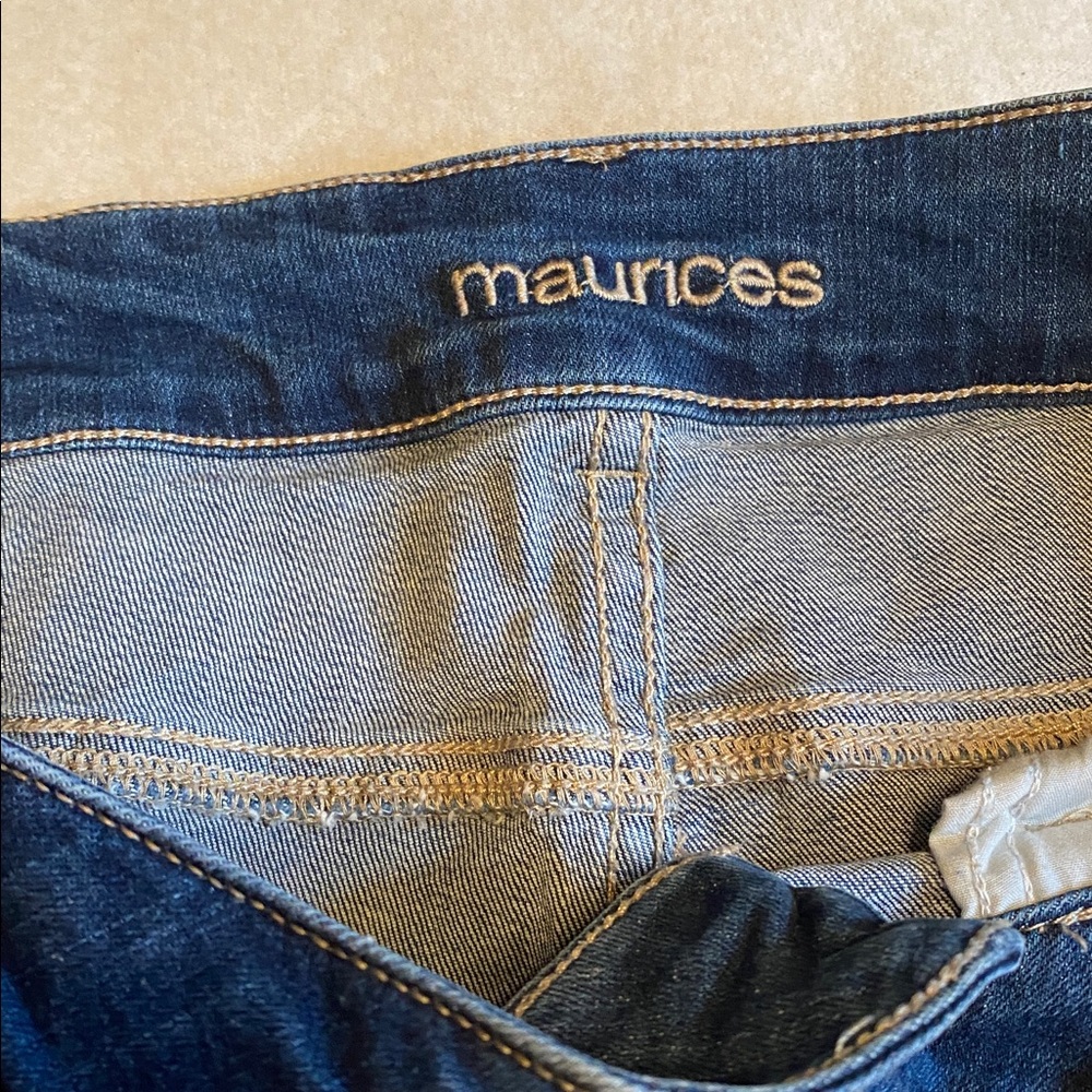 Maurices Dark Blue Capri Jeans - Picture 2 of 5
